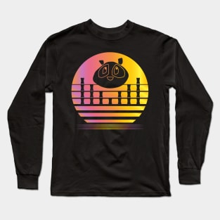 Takenoko Synthwave - Board Game Inspired Graphic - Tabletop Gaming  - BGG Long Sleeve T-Shirt